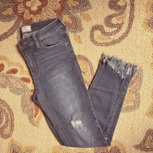 FREE PEOPLE Distressed Skinny Crop